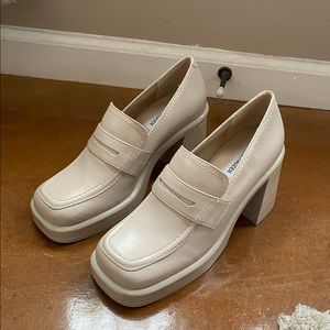 Steve Madden Fulfill Block Heel Platform Loafers
